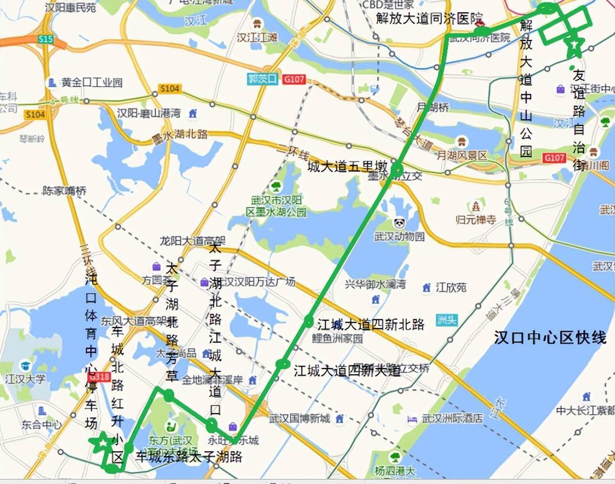 武汉411公交车路线图图片