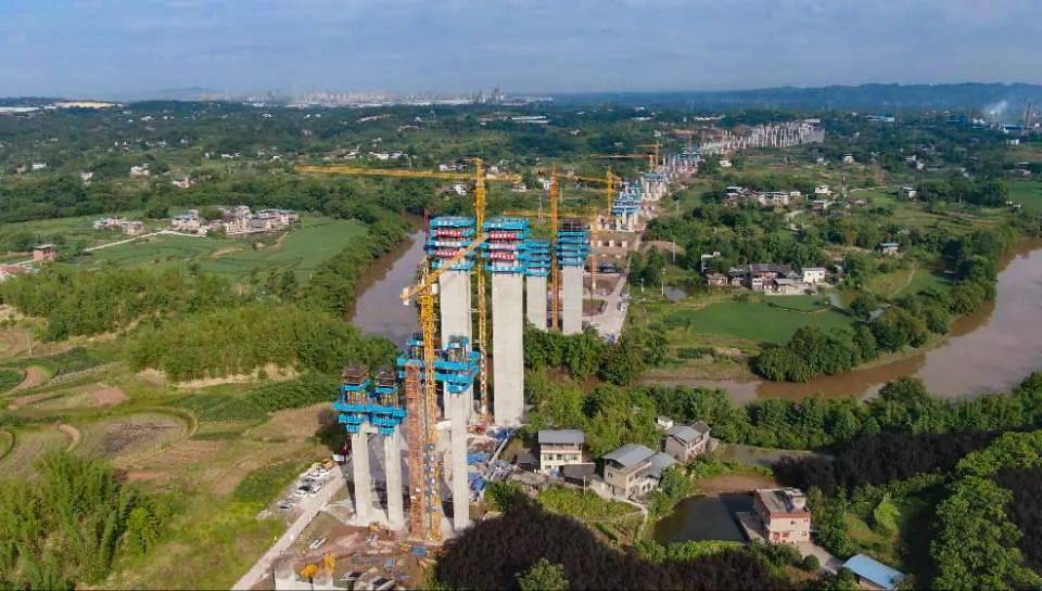 围观渝遂复线高速传来建设新进展了