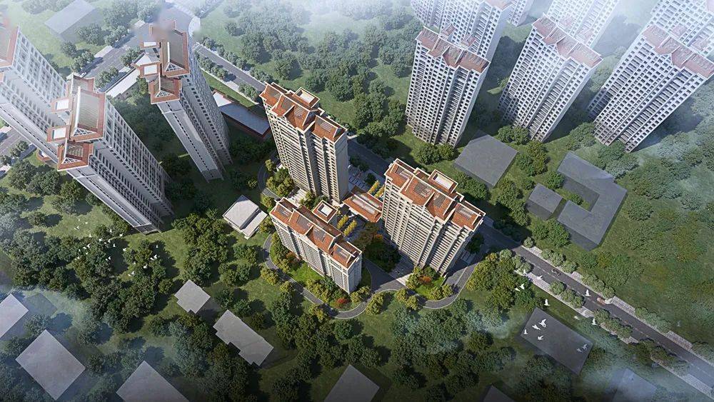 三鑫泽润园:位于洛阳镇城西大道旁,项目由3栋围合式高层组成的社区,主