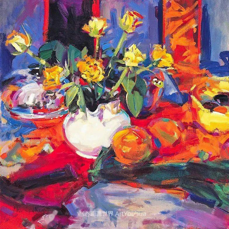 格雷厄姆(peter graham)是英国最生动,最鲜明的现代色彩画家之一