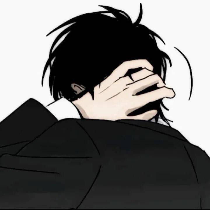 精致男生头像动漫头像庸人自扰困扰自己为难别人