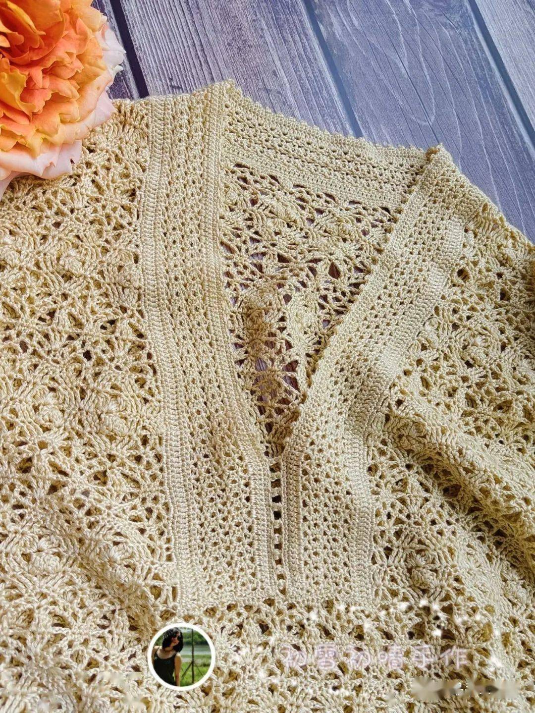 8钩针用线:喵夫人夏至10#芥黄