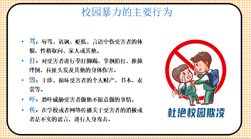 校园风铃文明校园反对暴力