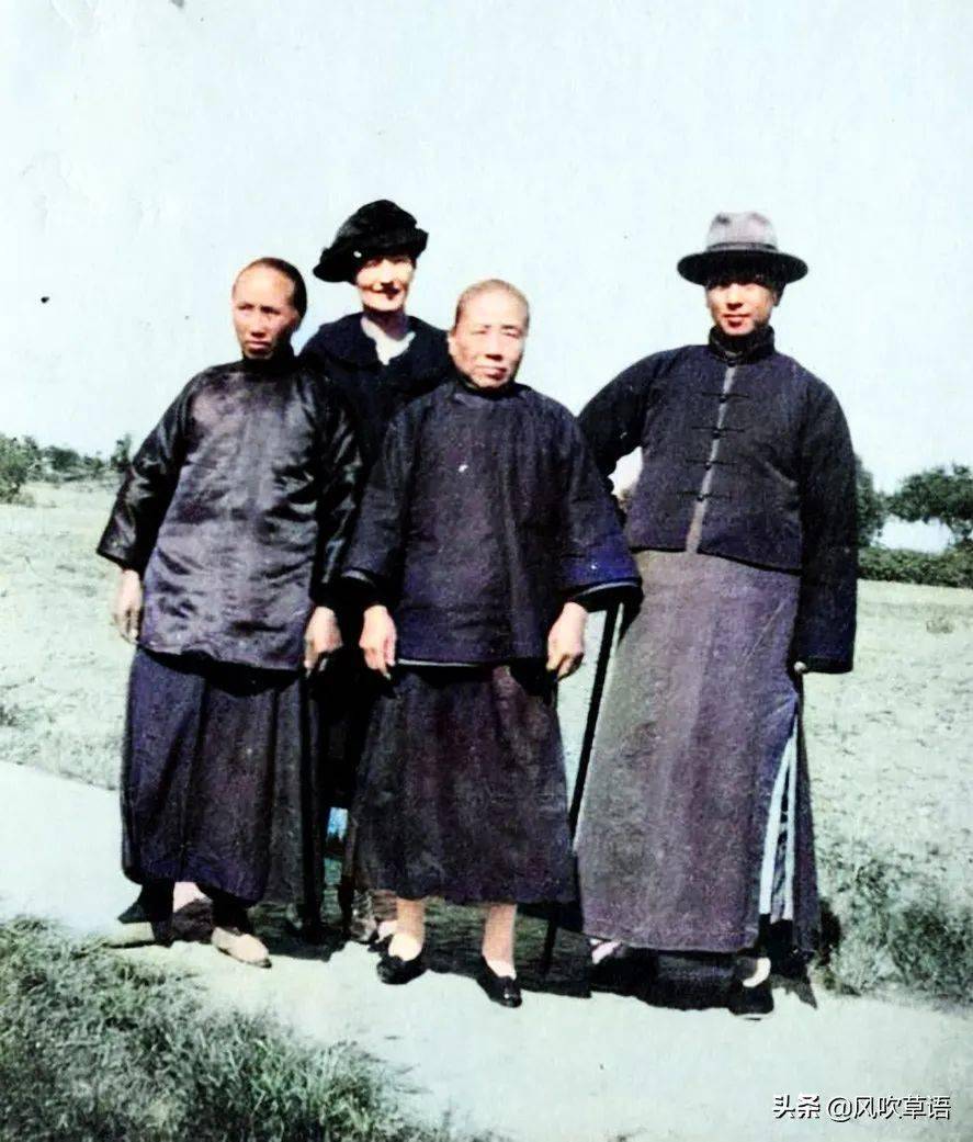 老照片民国时期的江苏南通90多年前静海的风景和人物
