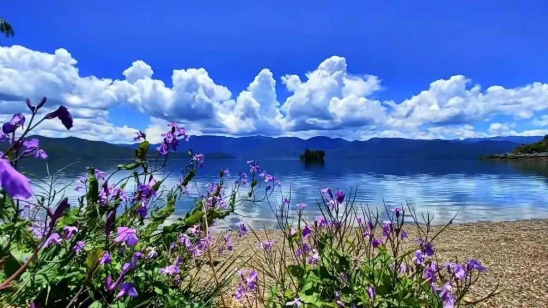 雨後的瀘沽湖美如天空之鏡!_湖水_旅遊_天氣