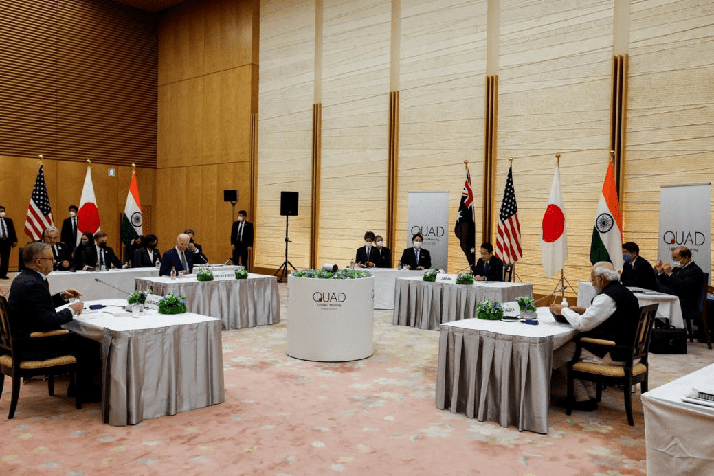 美日印澳四方峰会在日本开始4国首脑现场参会
