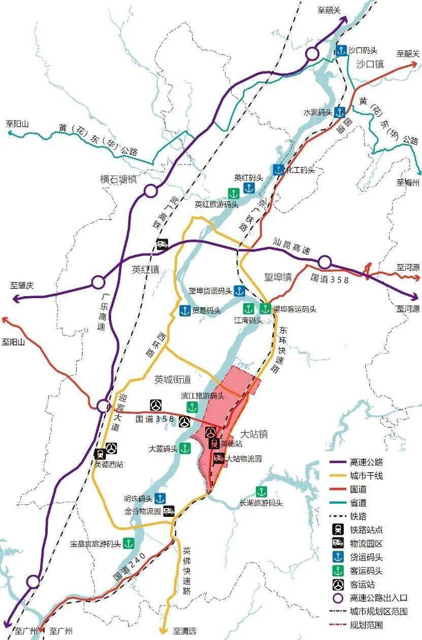 英德市东岸新城控制性详细规划修编草案公示