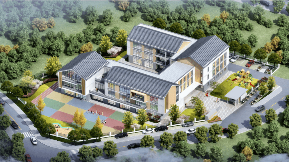 幼儿园第二分园(暂名)位于临海市大洋街道协成北路,朗城公馆住宅北侧