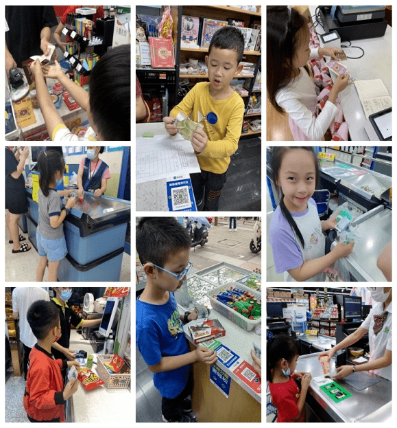 购物小达人实践出真知南宁市凤翔路小学一年级7班开展认识人民币教学