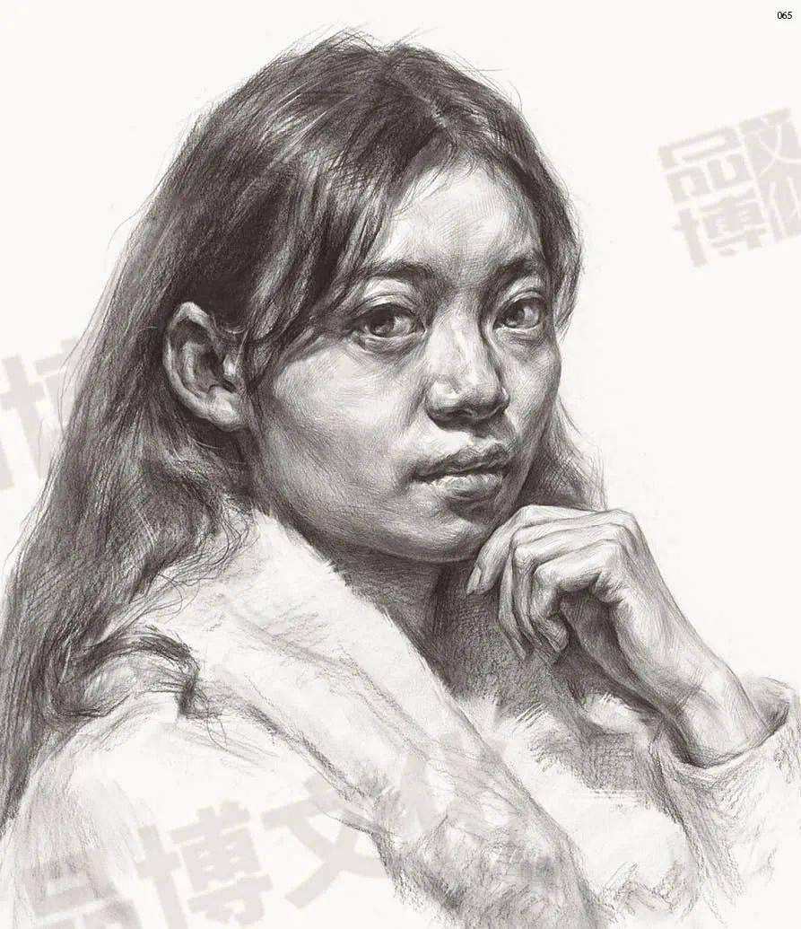 亮剑2素描头像头带手综合训练吴静静市面仅此一本头带手考试原尺寸