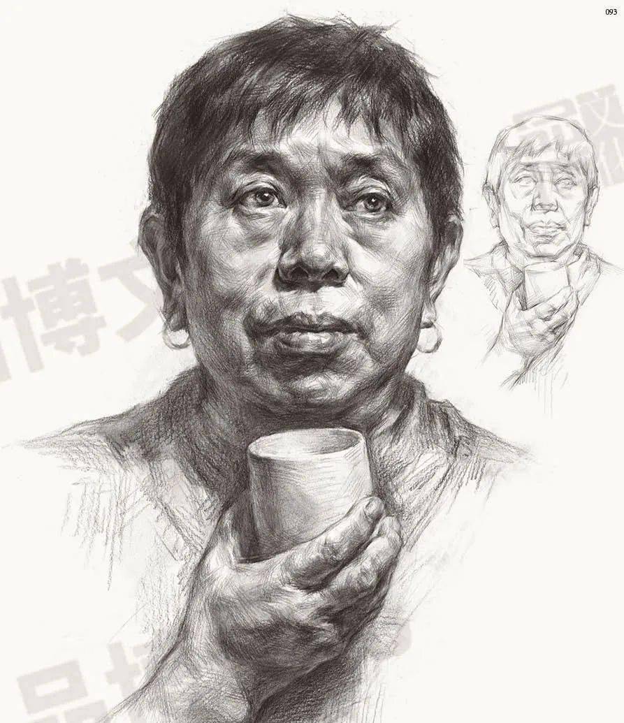 亮剑2素描头像头带手综合训练吴静静市面仅此一本头带手考试原尺寸