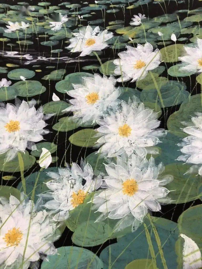 林风眠画荷深沉静穆