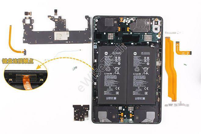 拆解小米平板5采用更多国产器件