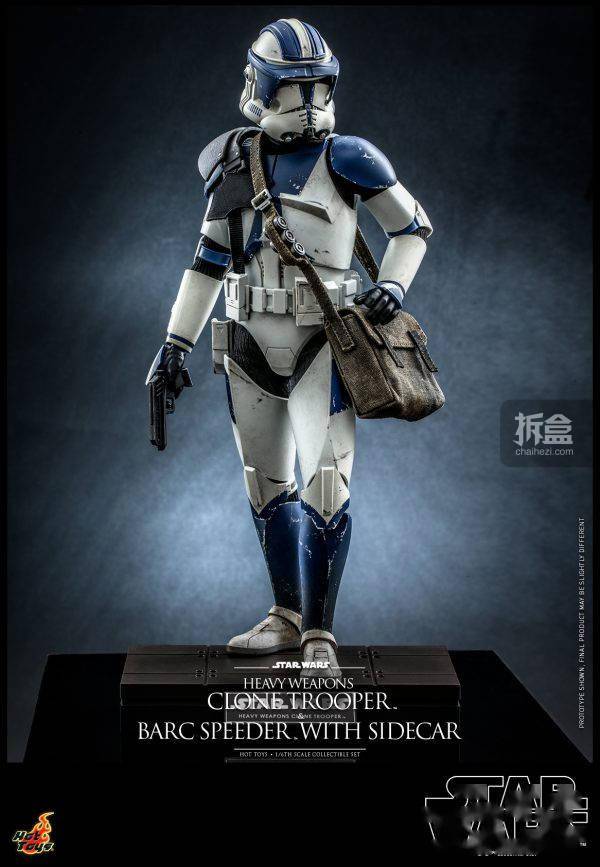 hottoys新品預告星球大戰克隆人戰爭重裝克隆人士兵tmamp飛行摩托連