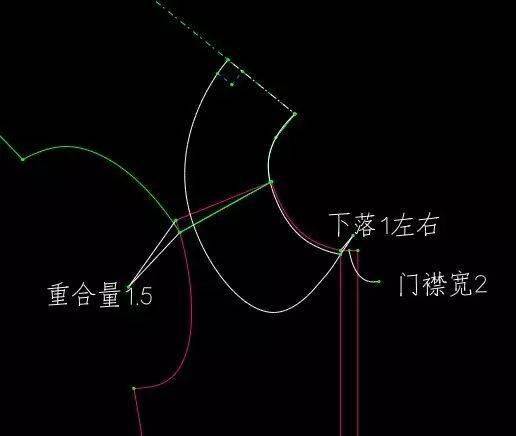 简易平领坦领的纸样画法