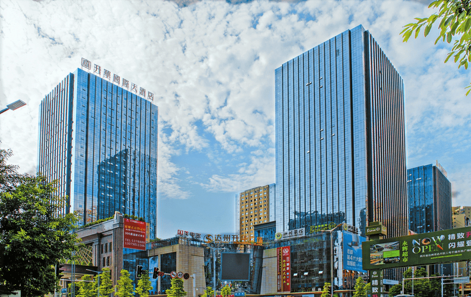 达州市升华广场商圈一角插上物流的翅膀,达川杨柳商贸集聚区好一新