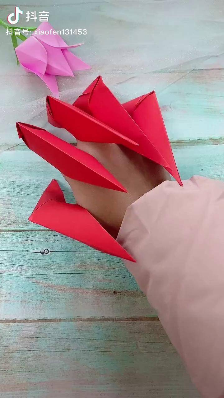 爪子折纸教程折纸 手工