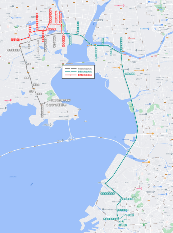 出行注意6月1日起765766公交线路调整新开通947路公交线路