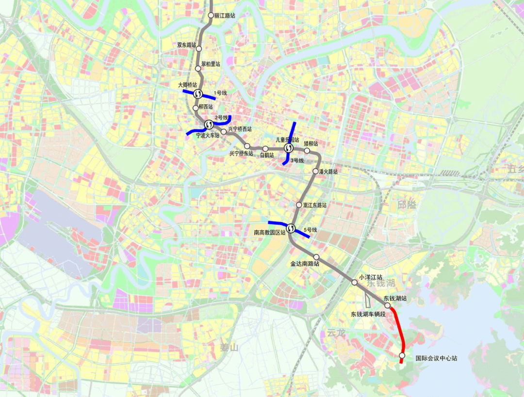 最新進展涉及寧波地鐵4號線東延段站點有