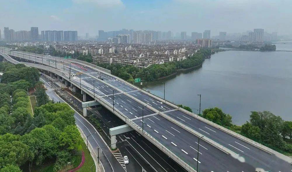 绍兴这两条快速路通车时间定了_km_高架路_山会