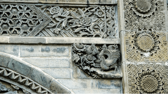 安徽游亳州花戏楼砖雕