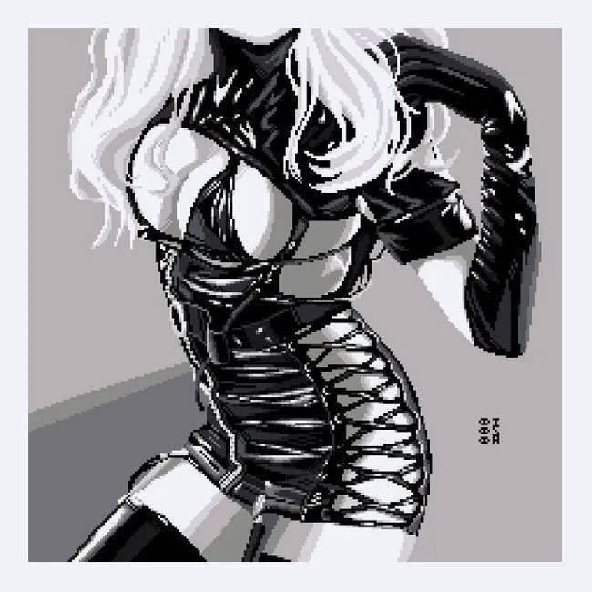 漫画人物教程:皮裤_图层_灰色_效果