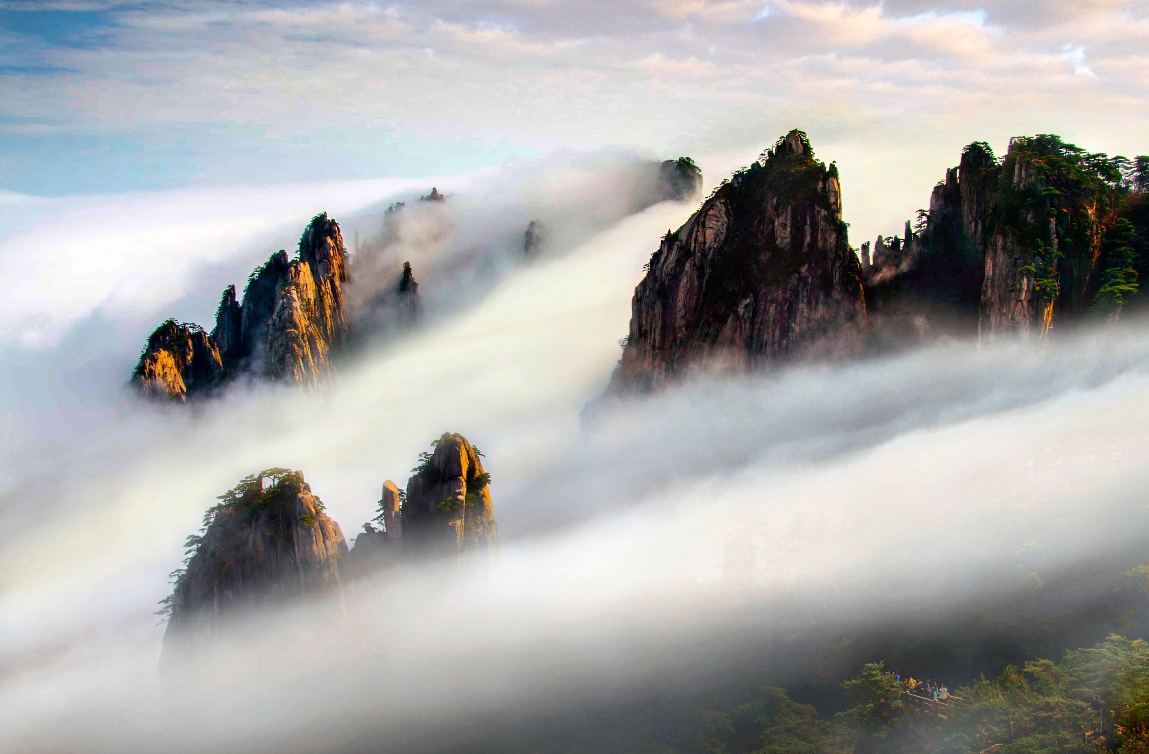 千祥云集山水风景图片