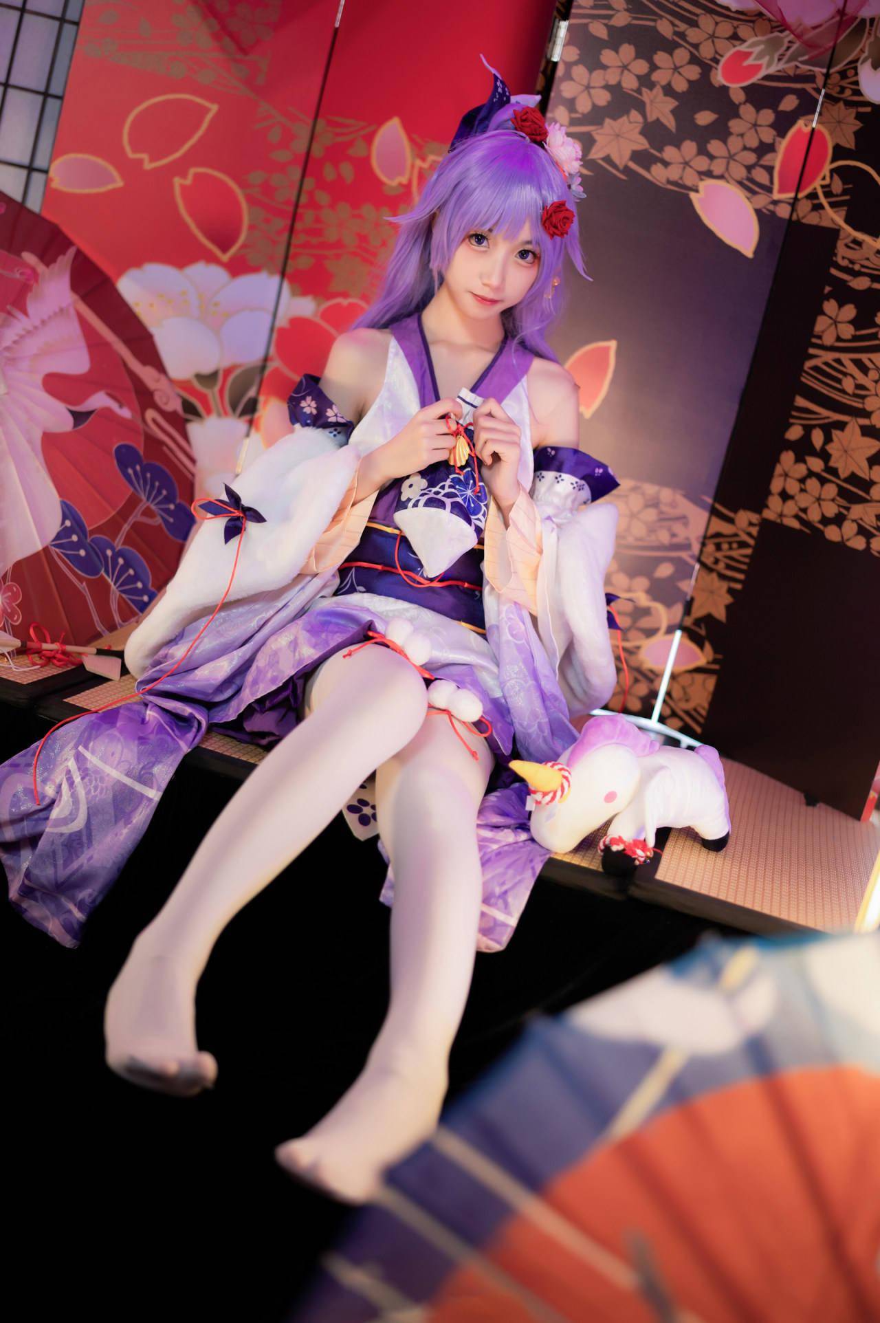 角色名:独角兽 cn:草莓味凉酱_独角兽cos 祈愿的雪与梅 「这就是重樱