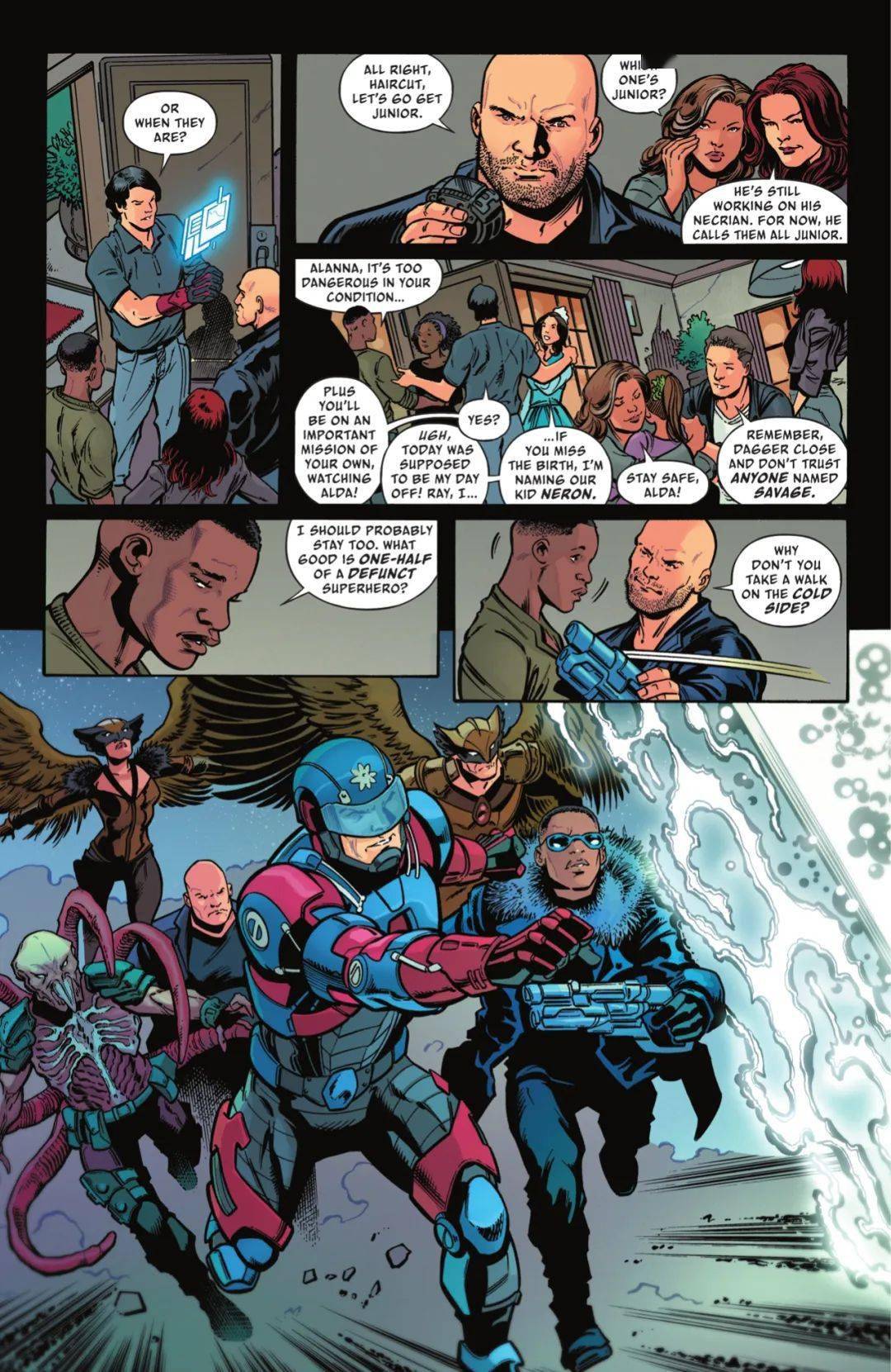 虽然队员们退休,但传奇们的装备他们都还留着,原来是热浪米克的老婆