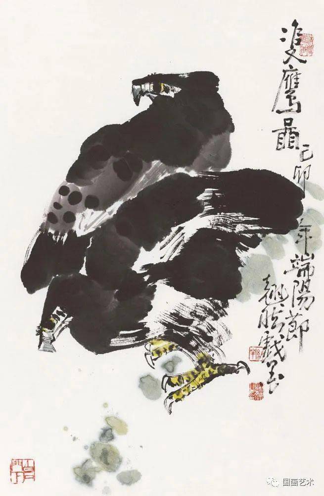 胡翘然的写意花鸟生趣灵动真接地气