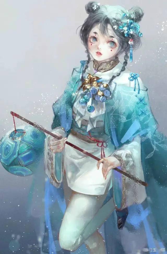 精美到无以复加的古风厚涂板绘手机壁纸