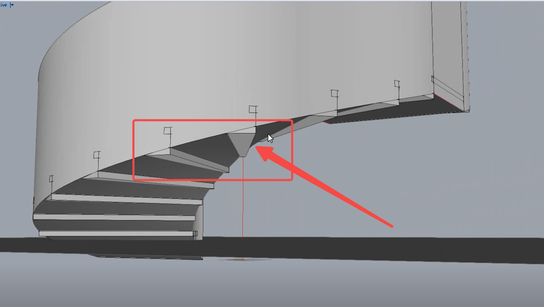 旋轉樓梯該如何建模