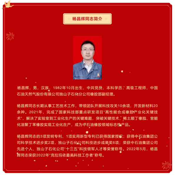 【特别推荐】这位师傅真厉害,荣获"克拉玛依最美科技工作者"_杨昌辉