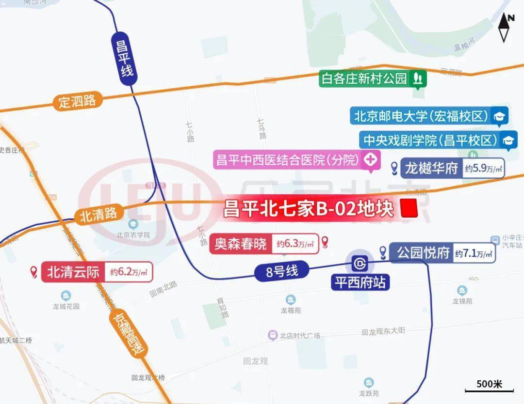 平西府橡树湾8号线新盘产品线曝出新品入市