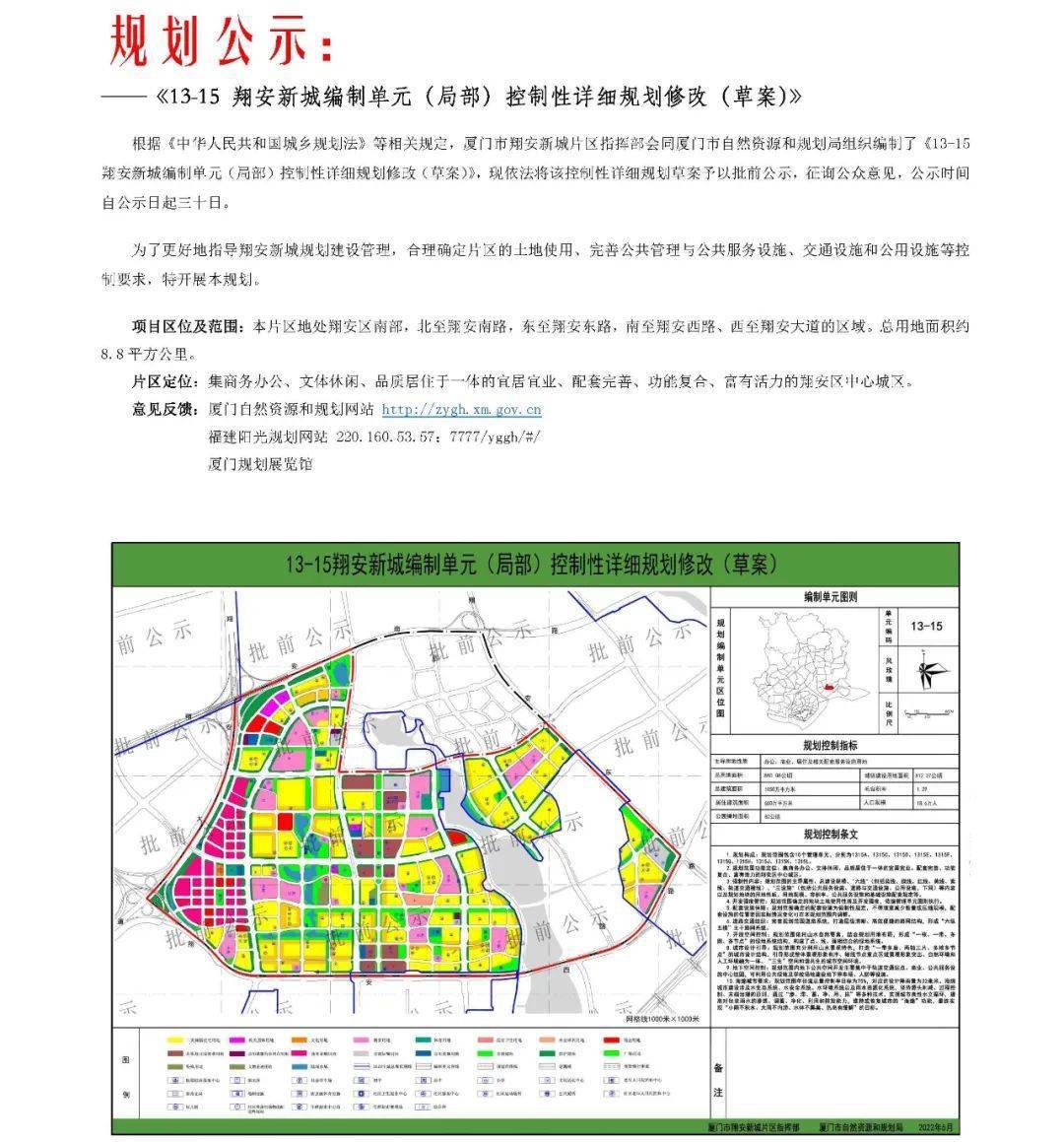 重磅翔安最新规划新增大批居住商业用地还有