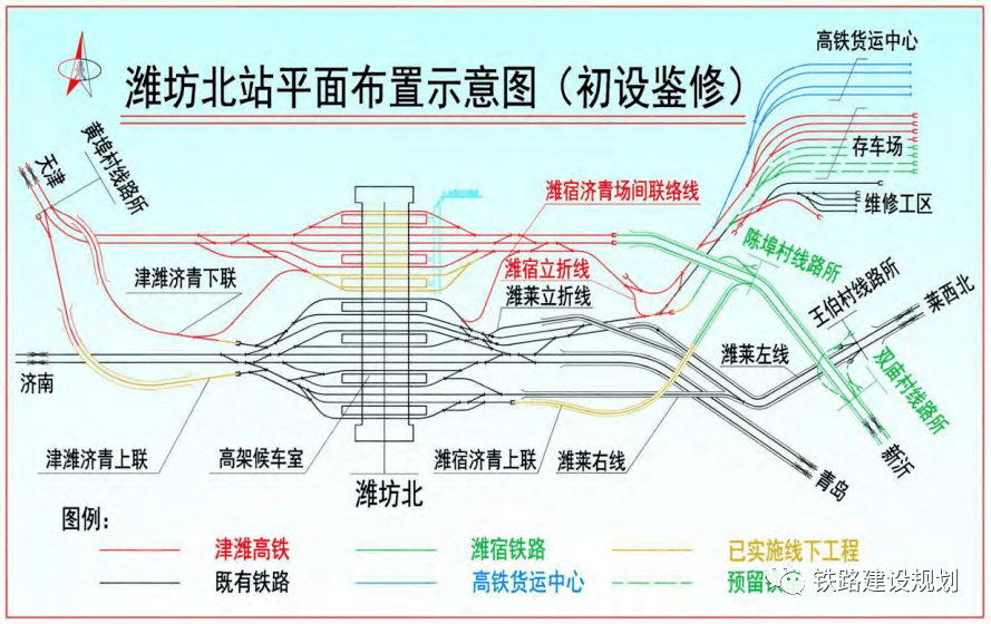 天津这条高铁全线站场及枢纽工程布置方案出炉!_车站_滨海_中间站