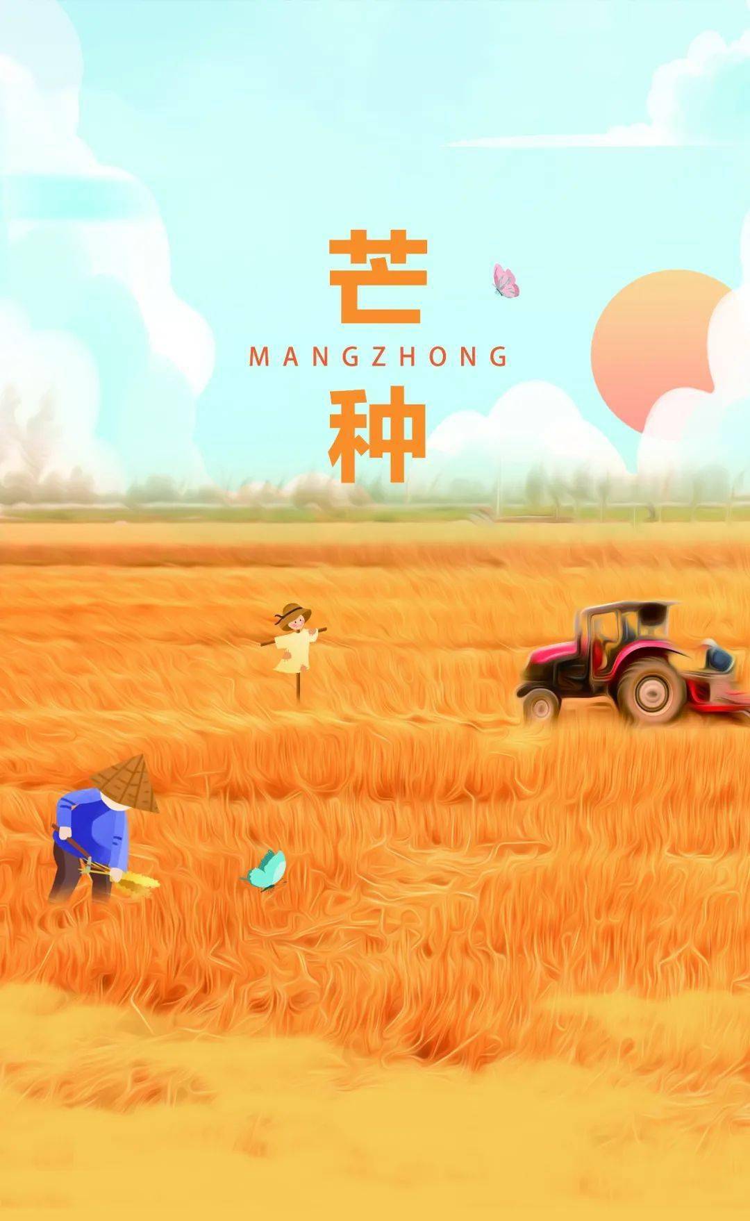 芒种稼穑蓬勃驰而不息一个种收两头都忙的节气