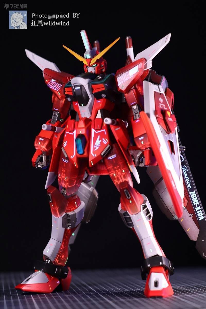 根大木秀mg无限正义ver30th渐变透明版