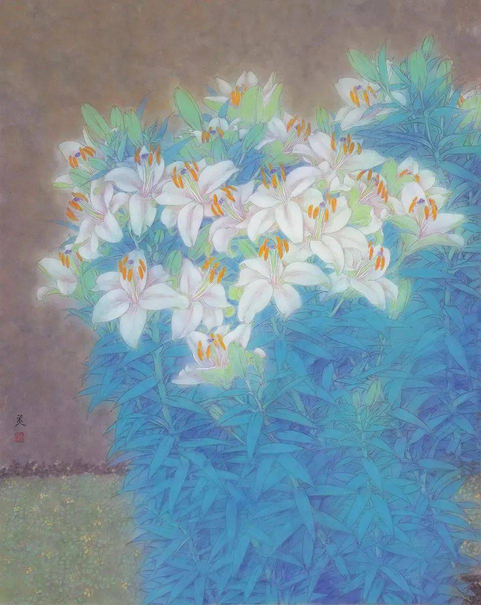 欣赏| 叶丽美工笔花鸟画51图,纤美温和又不失刚劲!