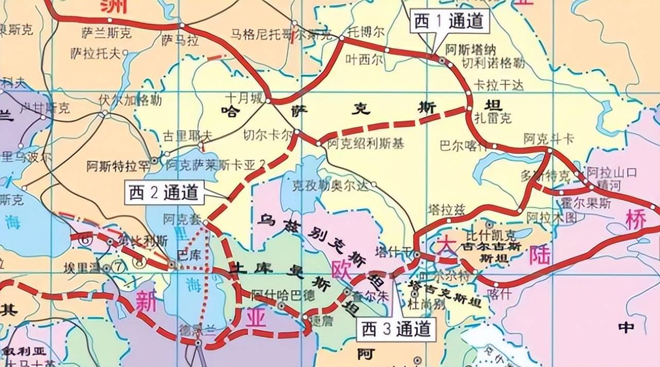 中吉乌铁路示意图图片
