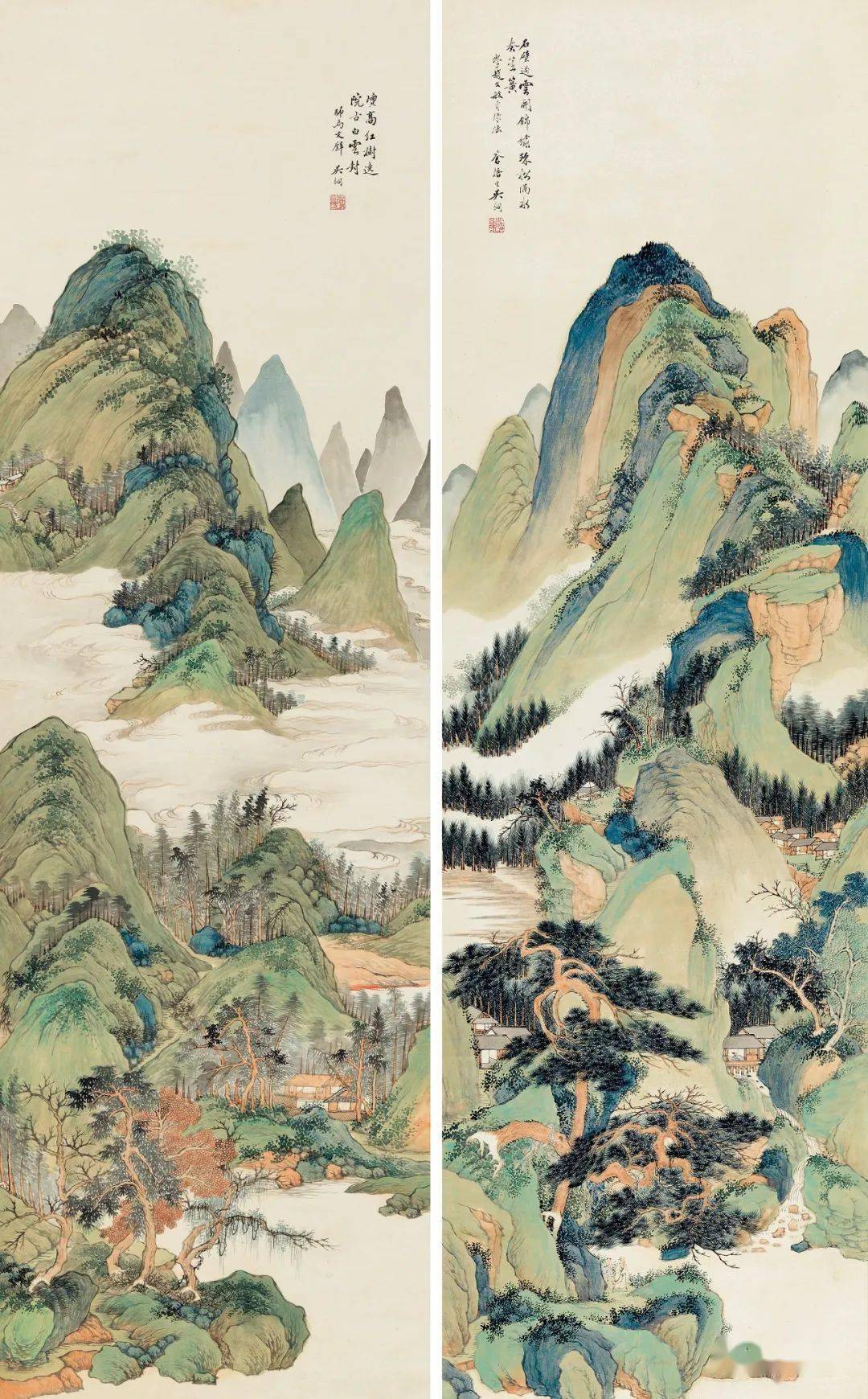 云壑松荫图吴琴木 云壑松荫吴琴木既善临摹,又善作画,尤以山水为专擅