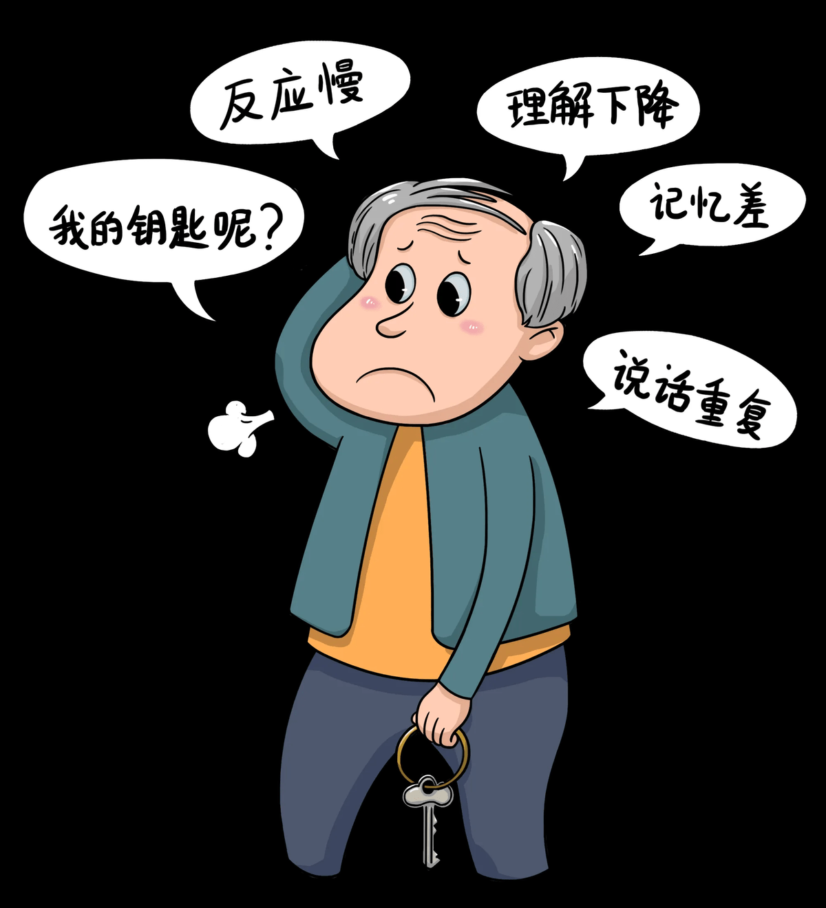 老年痴呆的人常有5句口头禅若你父母有别轻易忽视了