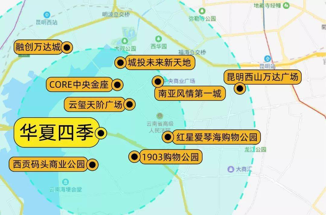 隔壁便是占地200亩的湿地公园,周边海埂公园,大观公园,西华园,民族村