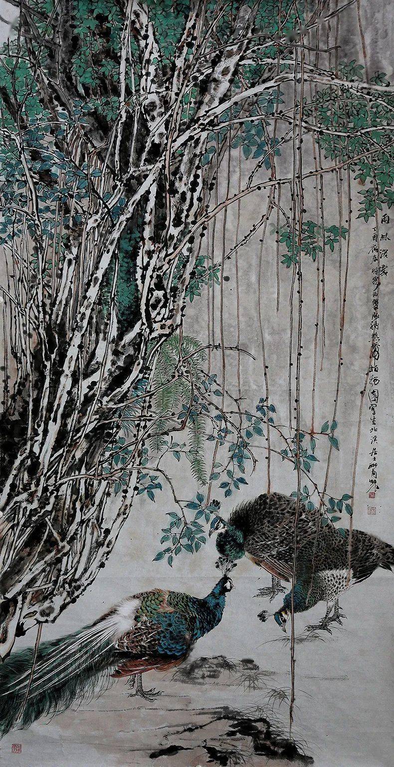 汤琳南的花鸟_生活_绘画_传统