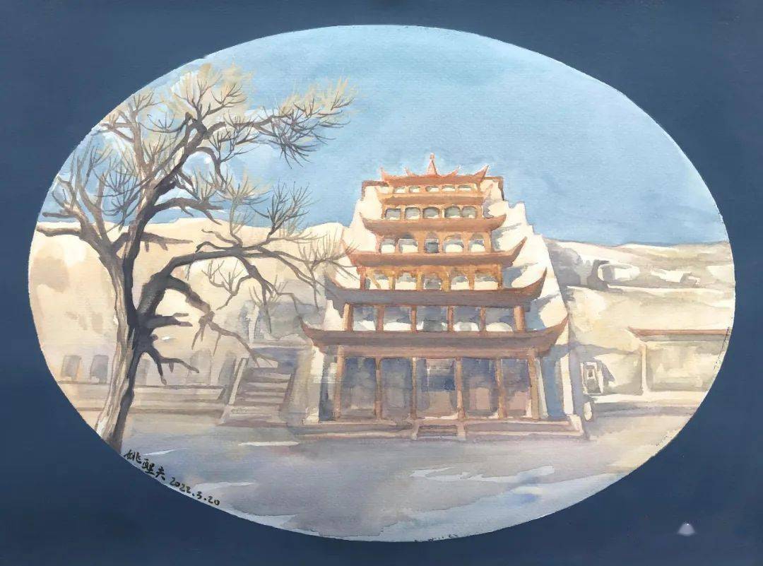 艺苑邳州姚圣夫西部水彩风景系列刊登二