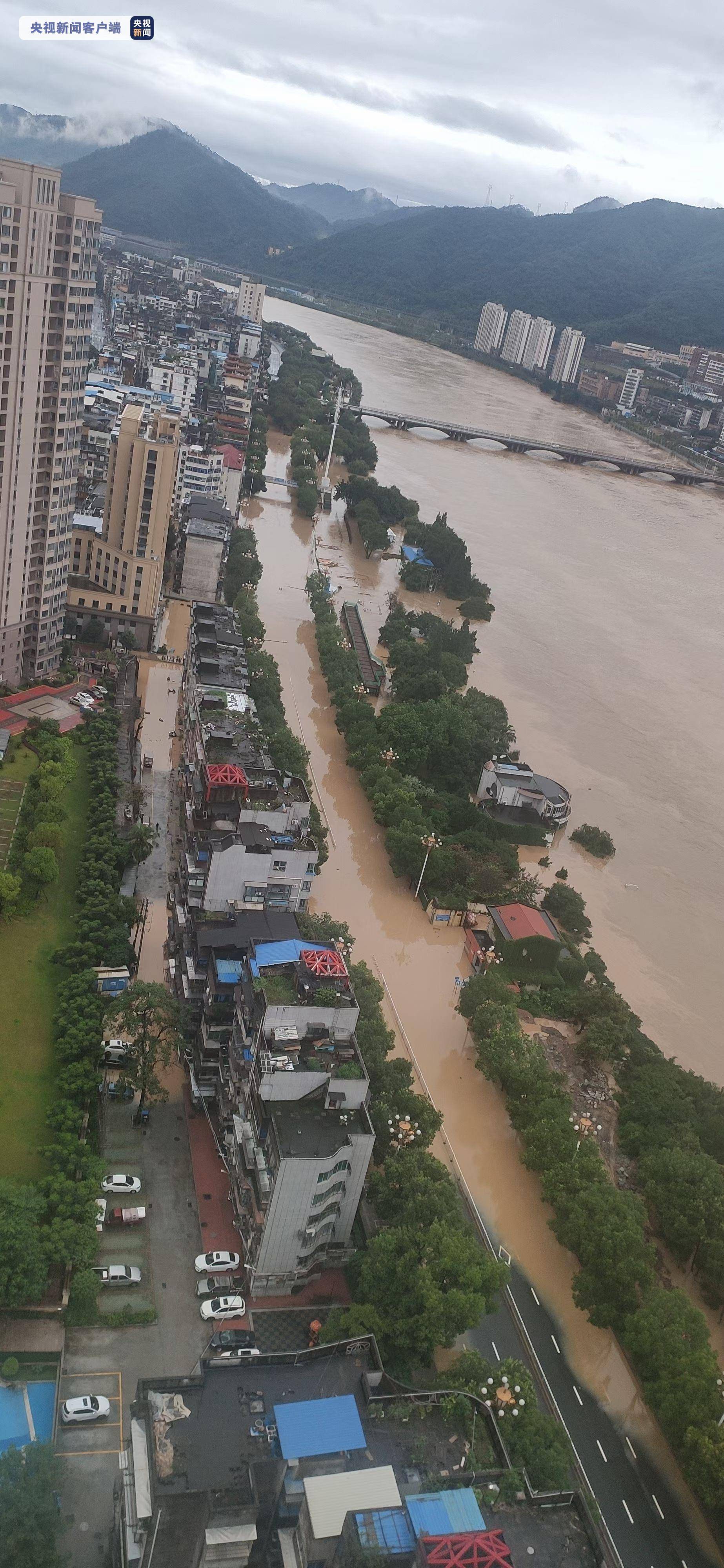 福建維持防暴雨Ⅲ級應急響應多條河流發生超警洪水