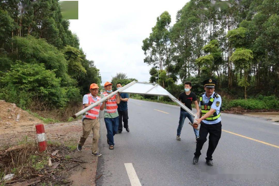 合浦g325国道沿线这些东西76余处被拆除清理_公路_标志牌_交通运输局