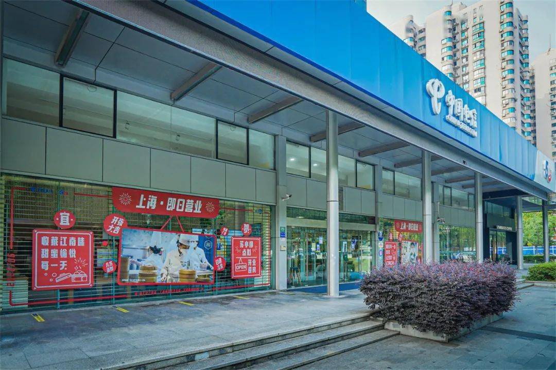 03上海电信漕溪北路营业厅徐家汇商圈人气一直高居不下,有着各种各样"