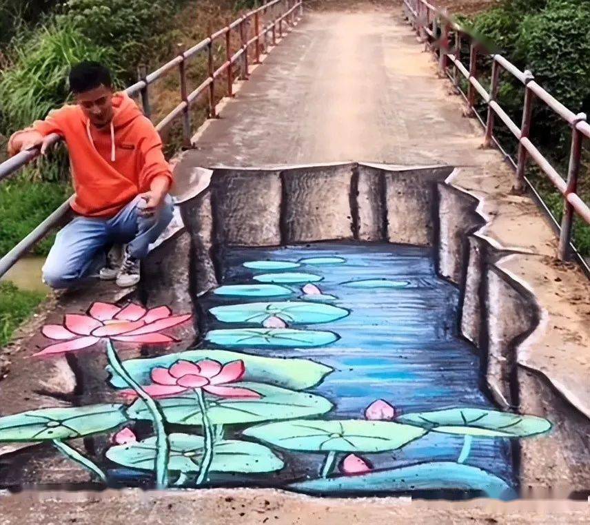 【乱石穿空】张世先:"3d立体画"吓呆路人67_小伙_美女_全网