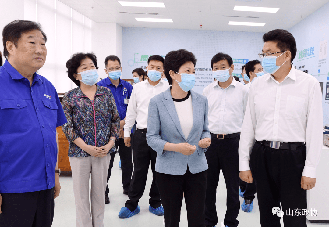 葛慧君在潍坊市调研助力在创新引领走在前上实现新突破